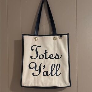 Draper James Canvas Tote Bag